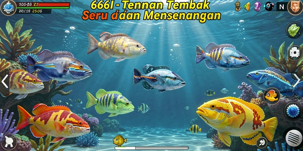 Tampilan gameplay seru di 666I dengan grafis menarik.