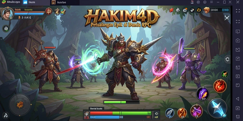 Screenshot gameplay HAKIM4D yang menampilkan aksi seru dan karakter menarik.