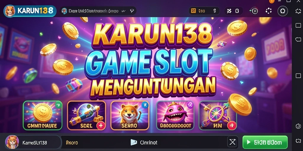Tampilkan gameplay menarik Slot KARUN138 dengan grafis yang memukau.
