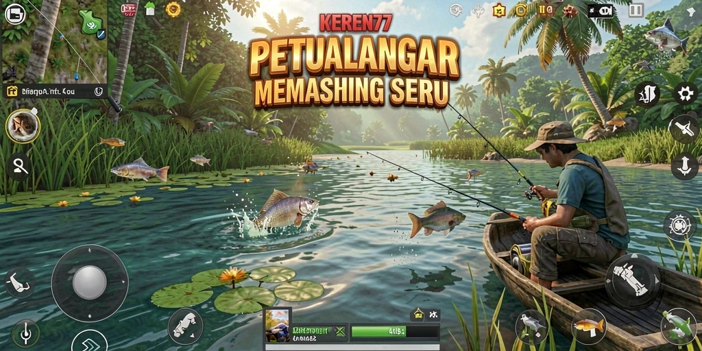 Tangkapan ikan yang menakjubkan dalam KEREN77.