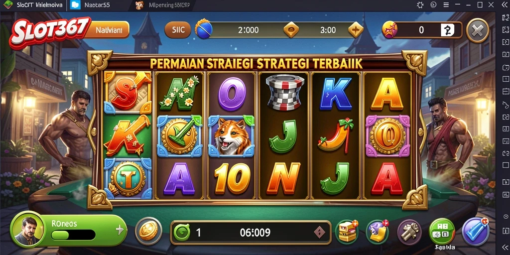 Screenshot utama menunjukkan momen mendebarkan dari gameplay strategi SLOT367.