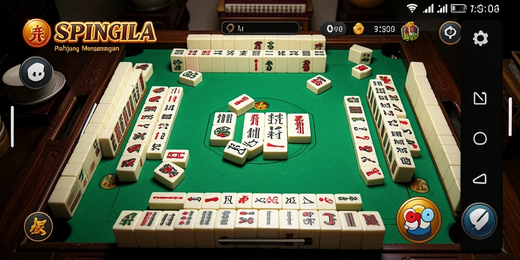 Tampilan gameplay SPINGILA yang menarik dan interaktif.