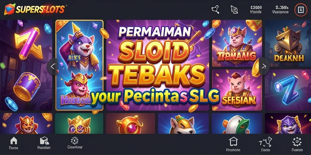 Tampilan gameplay SUPERSLOTS yang seru dan mengasyikkan.
