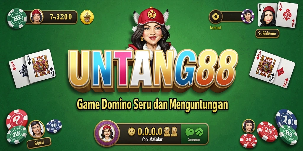 Tampilan gameplay UNTUNG88 yang seru dalam permainan Domino.